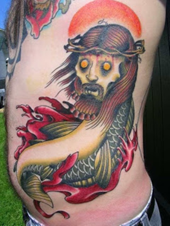 Jesus tattoo design, idea 36