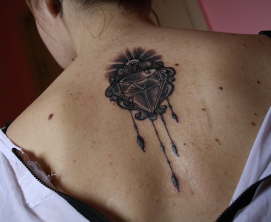 Diamond tattoo design, idea 3
