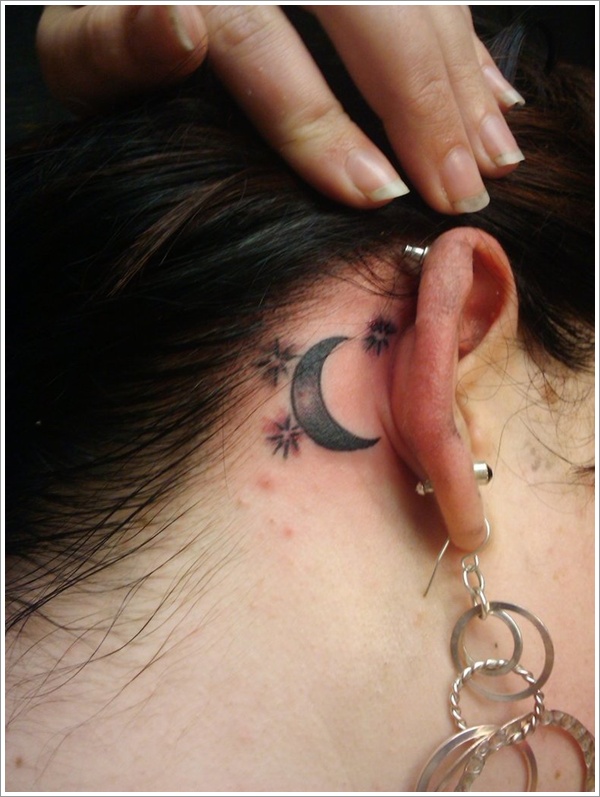 Moon tattoo design, idea 17