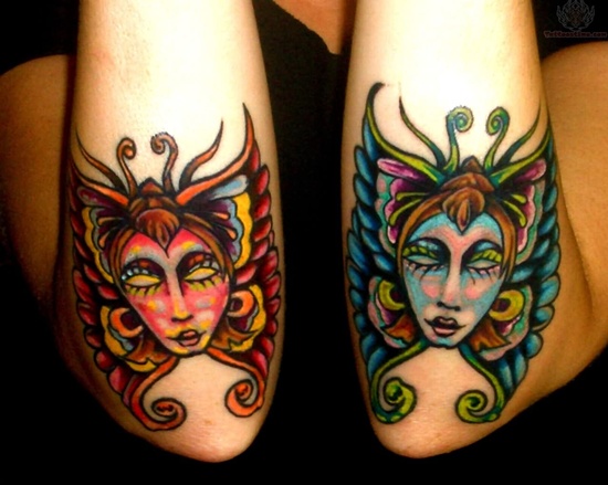 Elbow tattoos design, idea 15