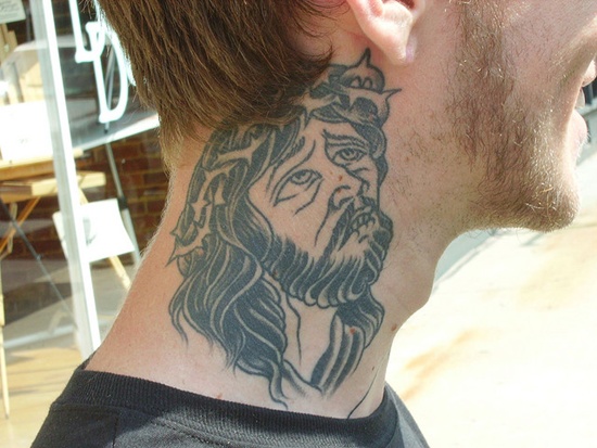 Jesus tattoo design, idea 38