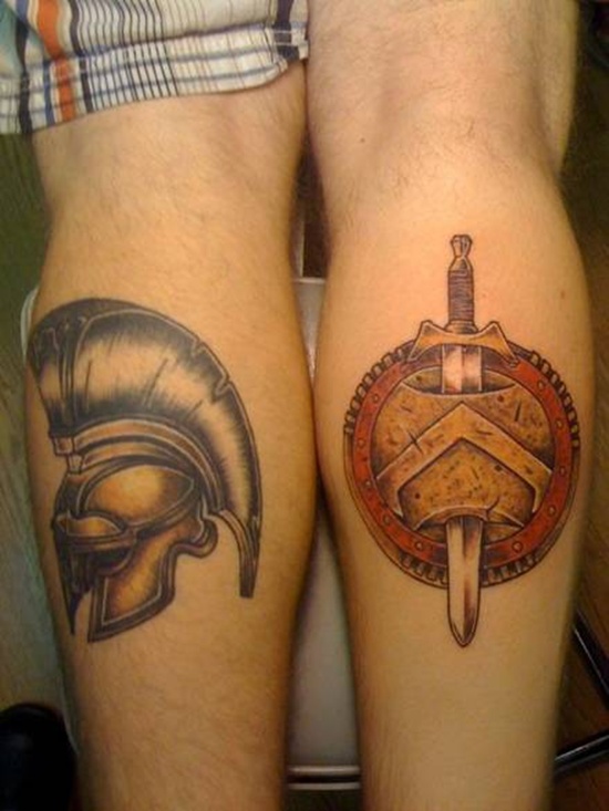 Shield tattoo design, idea 16