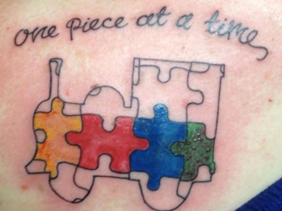 Puzzle tattoo design, idea 18