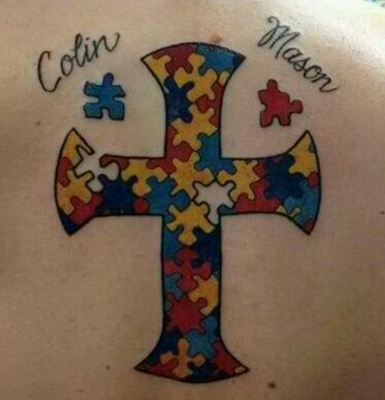 Autism tattoo designs and meanings design, idea 17