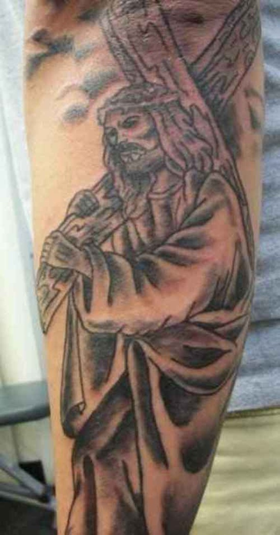 Jesus tattoo design, idea 39
