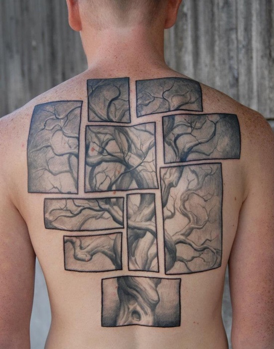 Puzzle tattoo design, idea 19