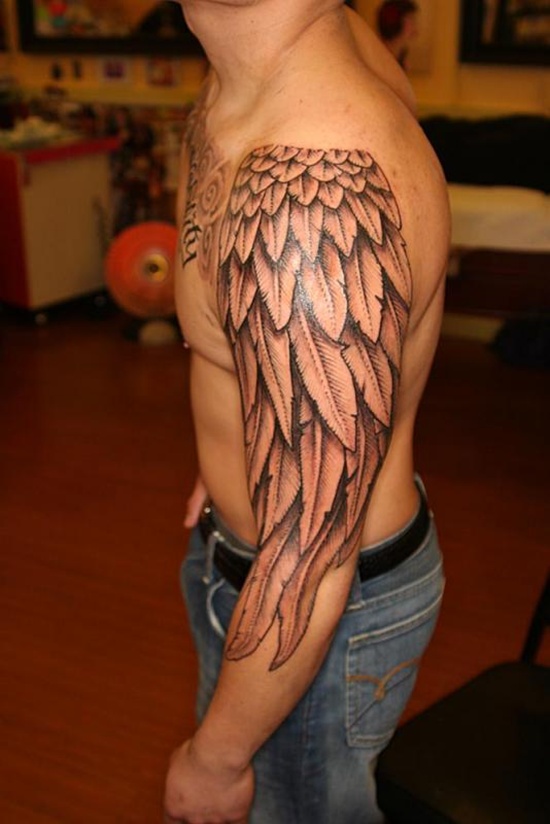 Wings tattoo design, idea 18