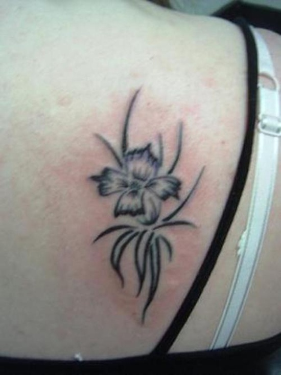Daffodil tattoo design, idea 22