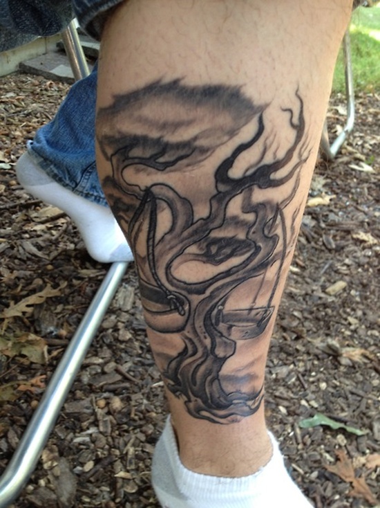 Libra sign tattoo design, idea 20