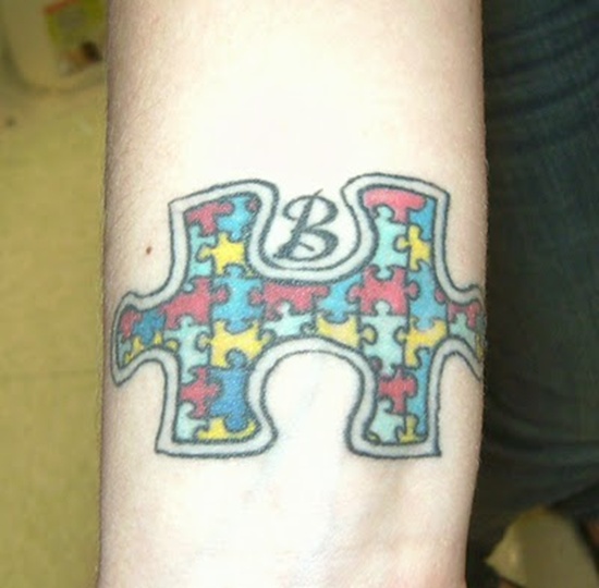 Puzzle tattoo design, idea 20