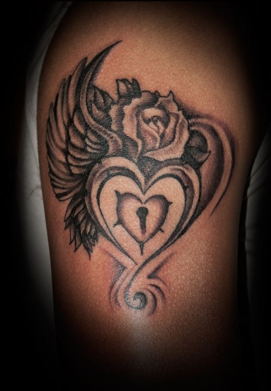Wings tattoo design, idea 19