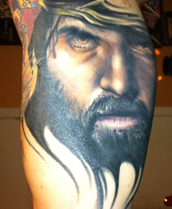 Jesus tattoo design, idea 41
