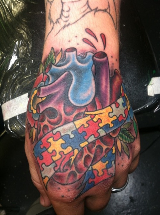 Autism tattoo designs and meanings design, idea 19