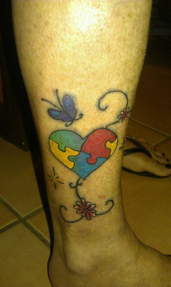Puzzle tattoo design, idea 21