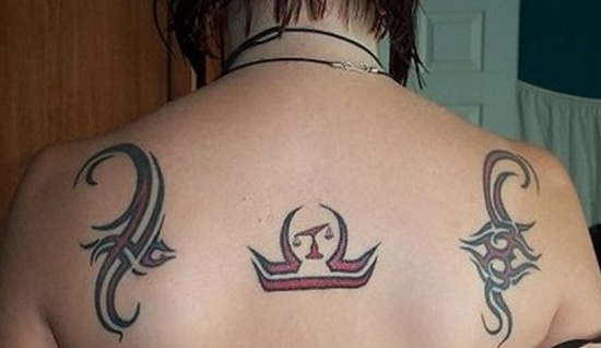 Libra sign tattoo design, idea 22