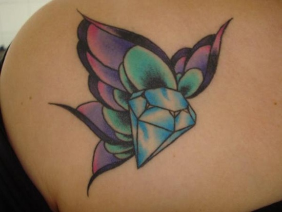Diamond tattoo design, idea 20