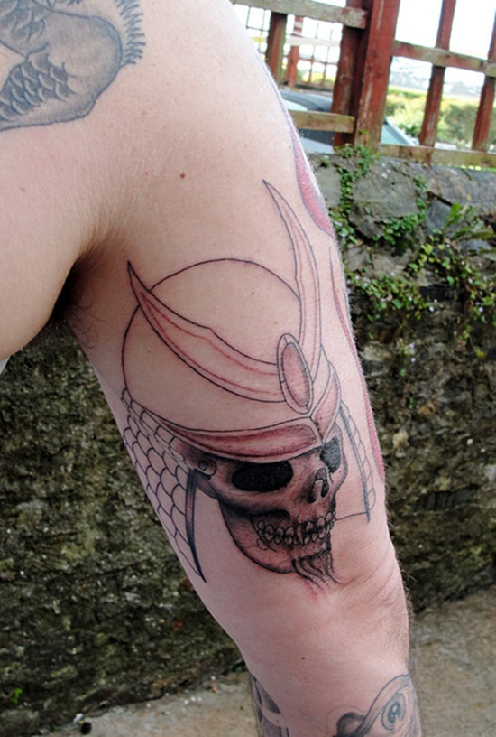 Samurai tattoo design, idea 22