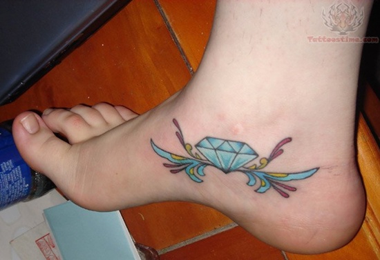 Diamond tattoo design, idea 21