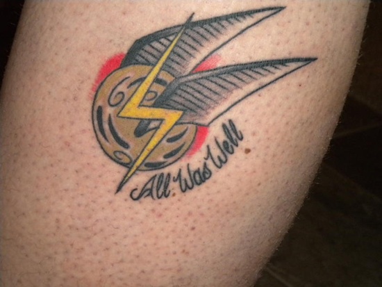 Lightning tattoo design, idea 27