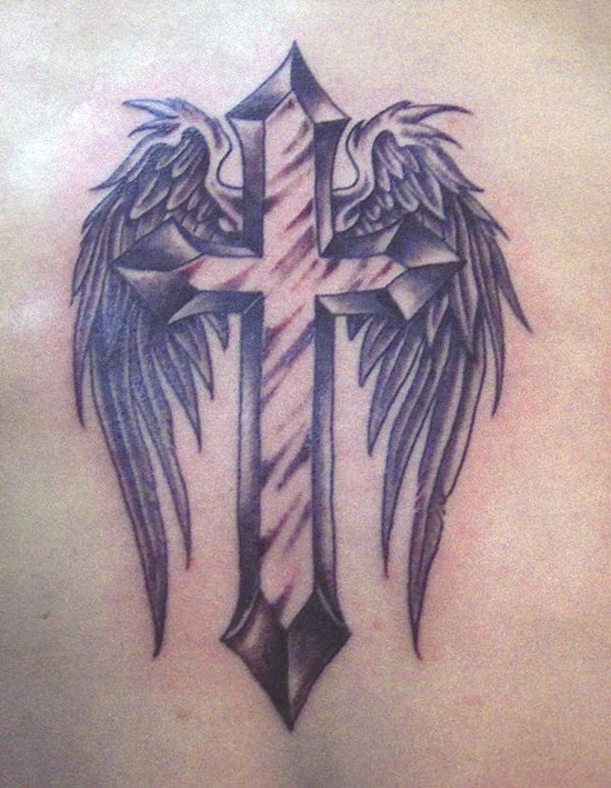 Wings tattoo design, idea 5