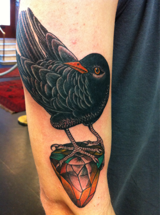Diamond tattoo design, idea 23