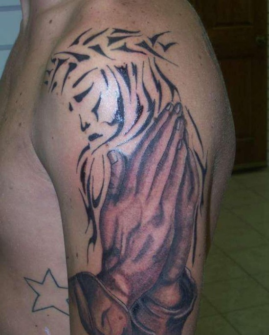 Jesus tattoo design, idea 46