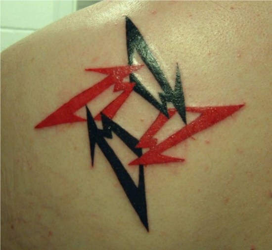 Lightning tattoo design, idea 29