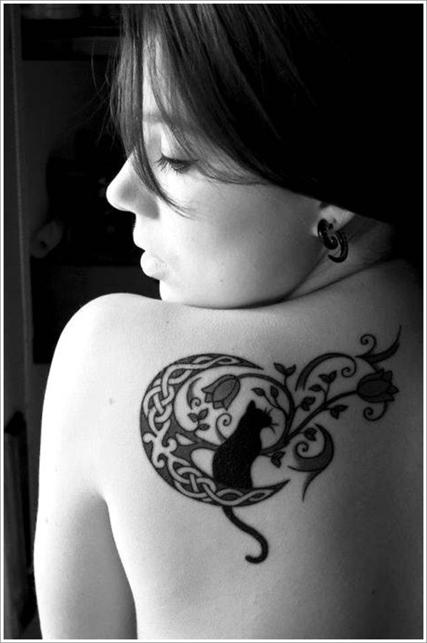 Moon tattoo design, idea 24