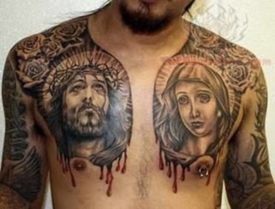 Jesus tattoo design, idea 47