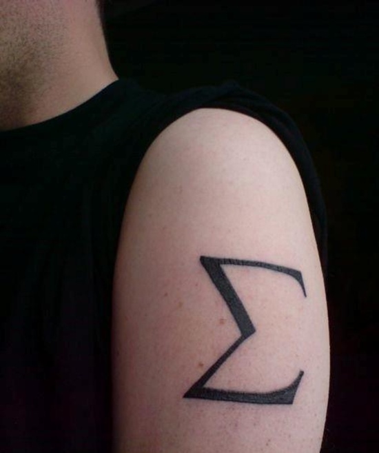 Geeky math tattoos design, idea 25