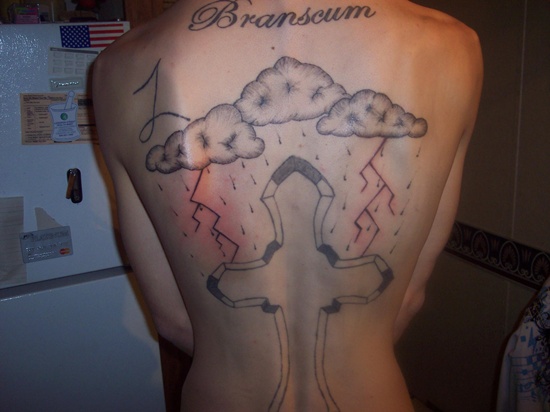Lightning tattoo design, idea 30