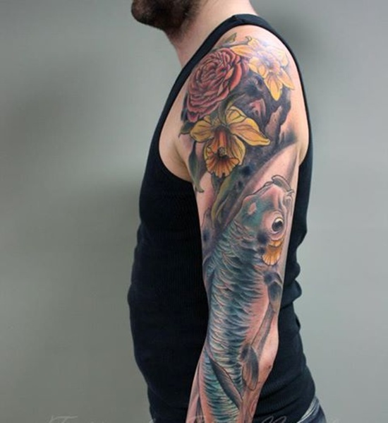 Daffodil tattoo design, idea 27