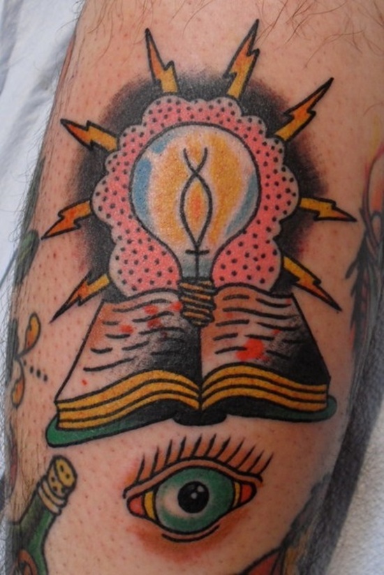 Lightning tattoo design, idea 31