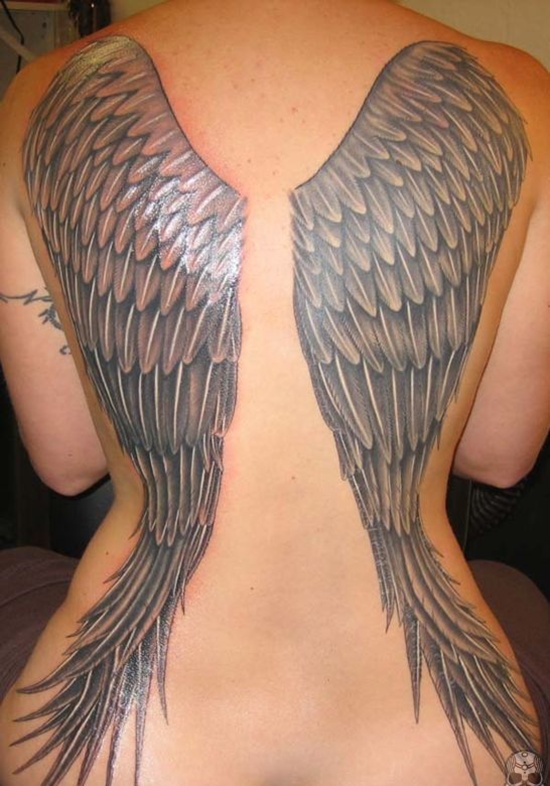 Wings tattoo design, idea 26