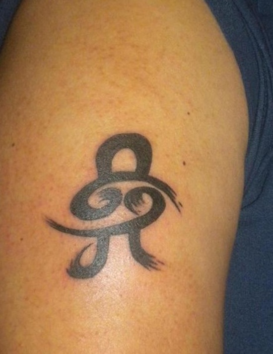 Libra sign tattoo design, idea 28