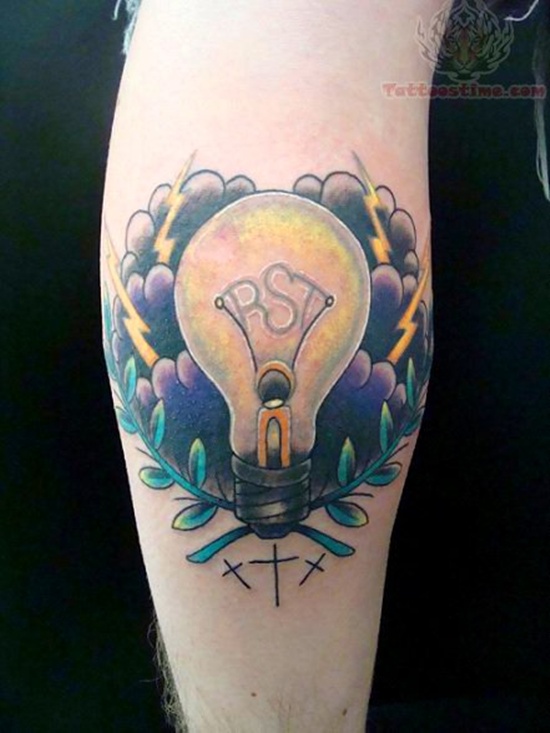Lightning tattoo design, idea 32