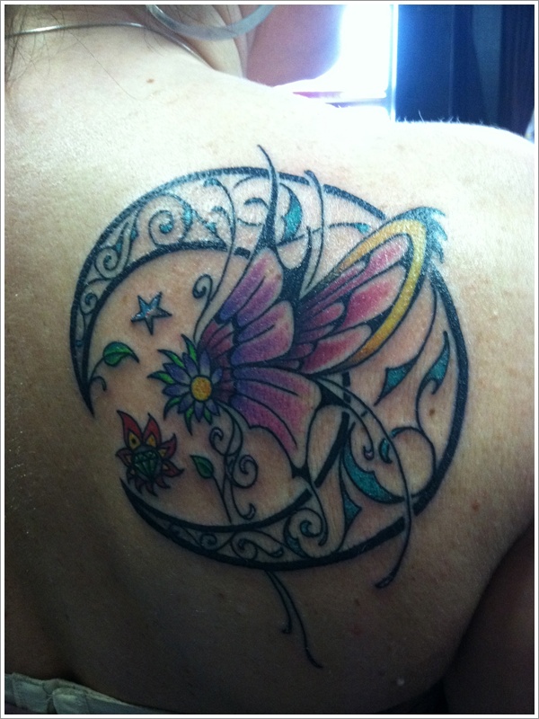 Moon tattoo design, idea 27