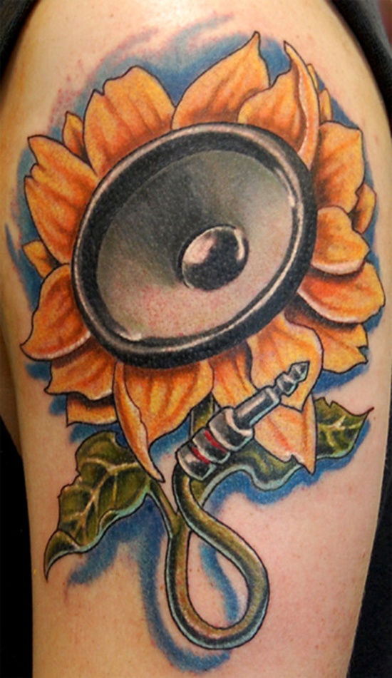 Daffodil tattoo design, idea 29