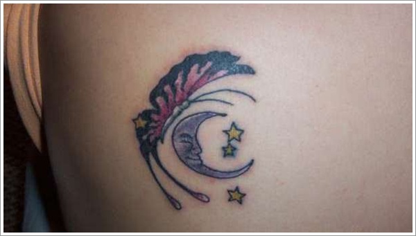 Moon tattoo design, idea 28
