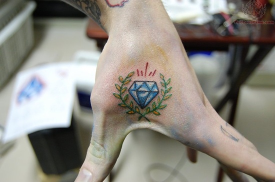 Diamond tattoo design, idea 28