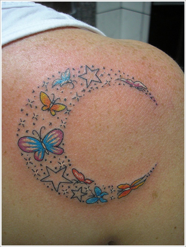 Moon tattoo design, idea 29