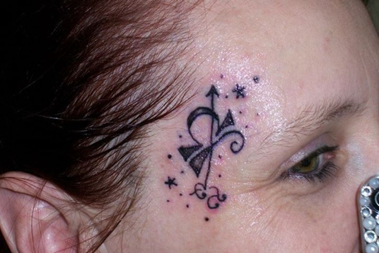 Libra sign tattoo design, idea 31