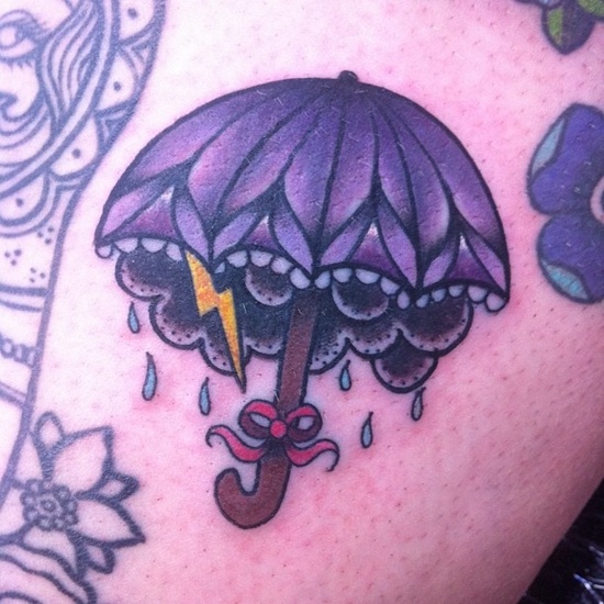 Lightning tattoo design, idea 34