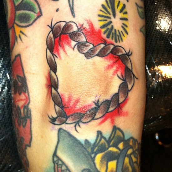 Elbow tattoos design, idea 5