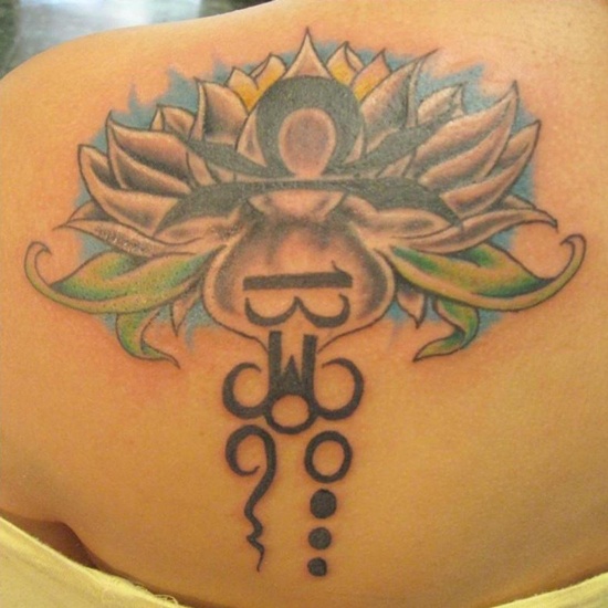 Libra sign tattoo design, idea 8