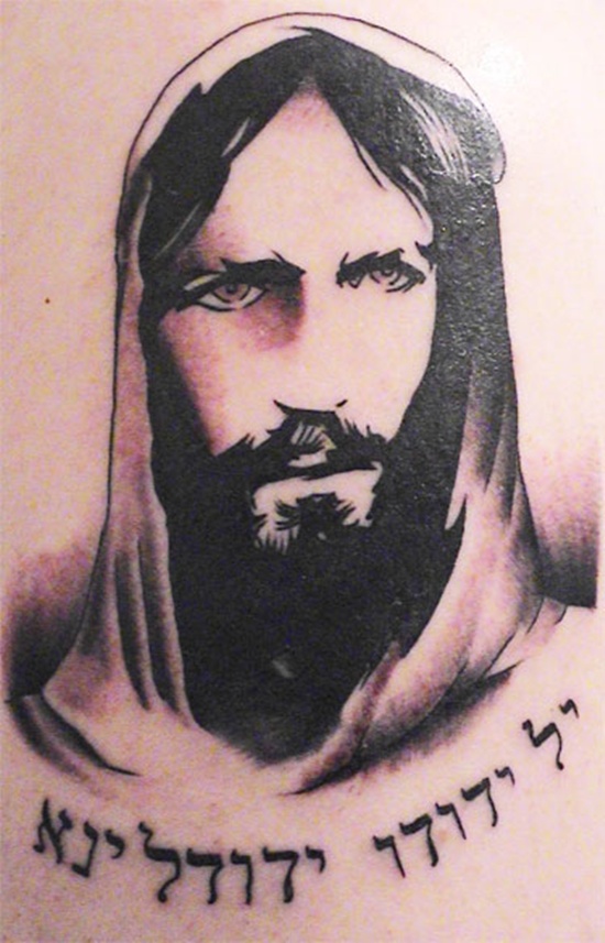 Jesus tattoo design, idea 3