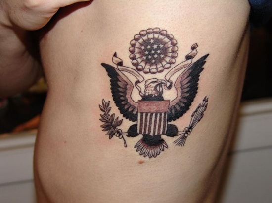 Shield tattoo design, idea 7