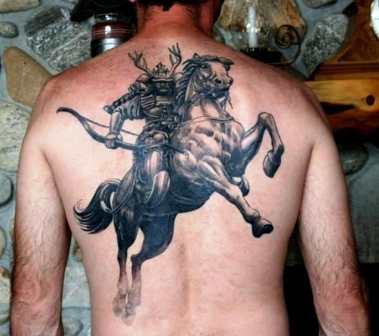 Samurai tattoo design, idea 15