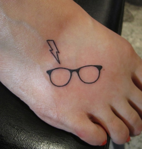 Lightning tattoo design, idea 6