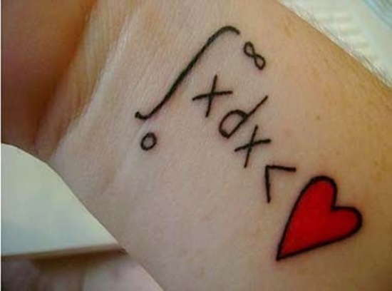 Geeky math tattoos design, idea 9